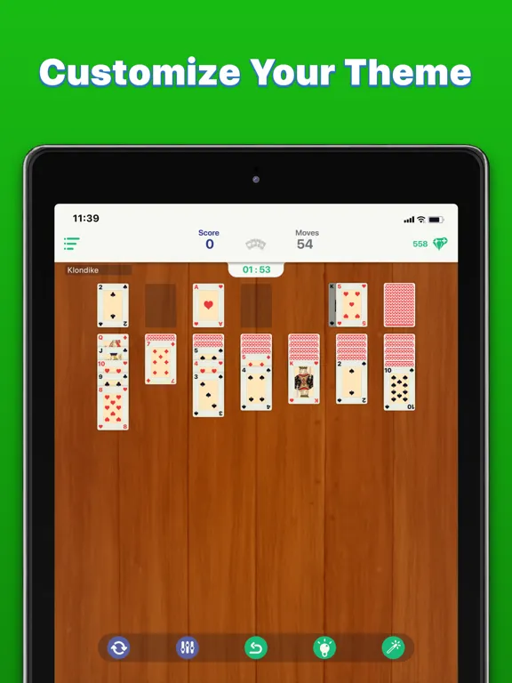 Classic Solitaire - Klondike iPad  スクリーンショット